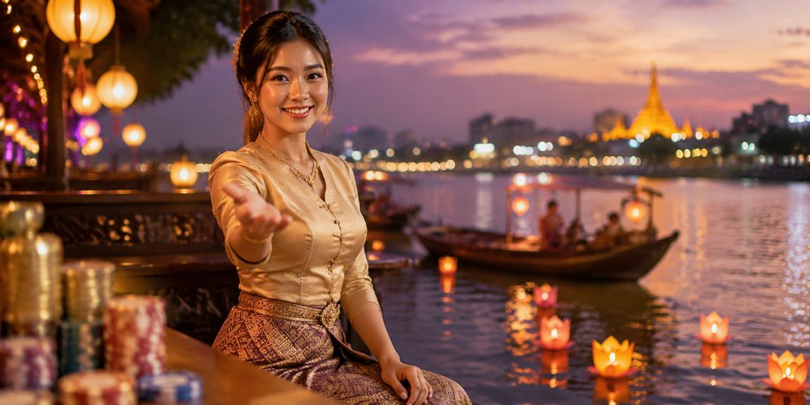 ရန်ကုန်မြစ်ကမ်းနားအွန်လိုင်းကာစီနိုအက်ပ်အသုံးပြုခြင်း